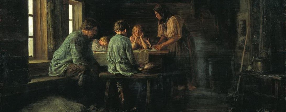 Василий Максимов, «Бедный ужин», 1879